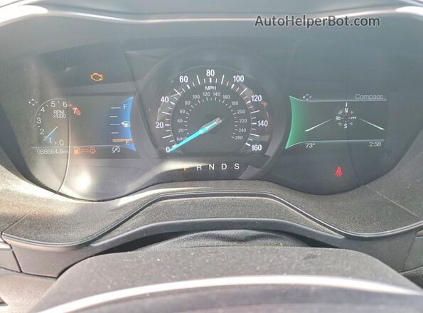 3FA6P0CDXKR117615 2019 FORD FUSION Белый Вид щитка приборов