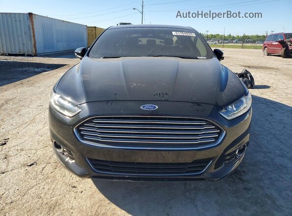 3FA6P0D92GR277635 2016 FORD FUSION Black Widok z przodu