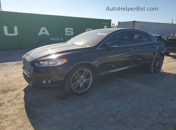 3FA6P0D92GR277635 2016 FORD FUSION Black Przód lewy