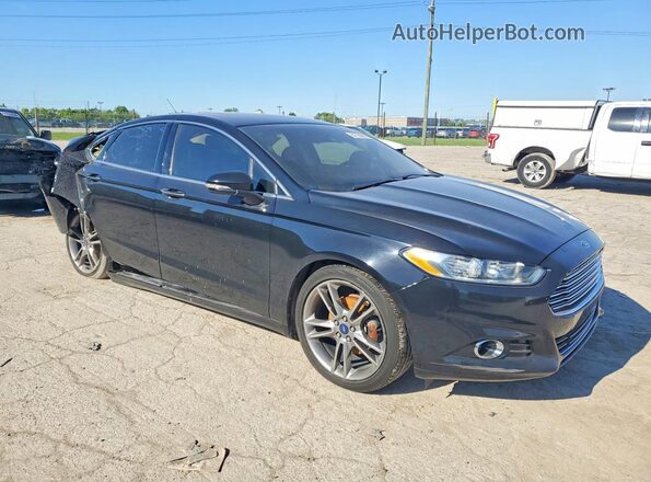 3FA6P0D92GR277635 2016 FORD FUSION Black Przód prawy