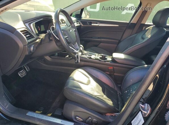 3FA6P0D92GR277635 2016 FORD FUSION Black Widok wnętrza z przodu