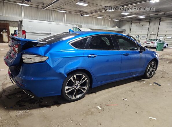 3FA6P0D92LR130497 2020 FORD FUSION Синий Задняя правая четверть