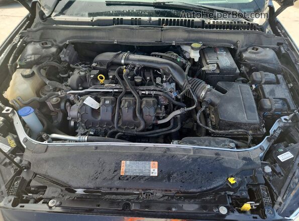 3FA6P0D92LR174354 2020 FORD FUSION Черный Вид задней части салона