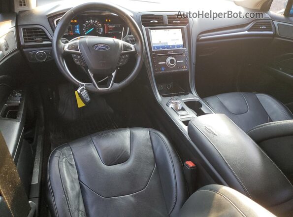 3FA6P0D93LR138088 2020 FORD FUSION Синий Вид панели приборов