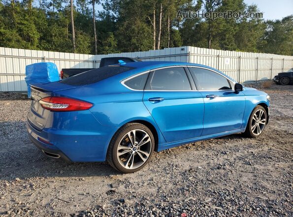 3FA6P0D93LR138088 2020 FORD FUSION Синий Задняя правая четверть
