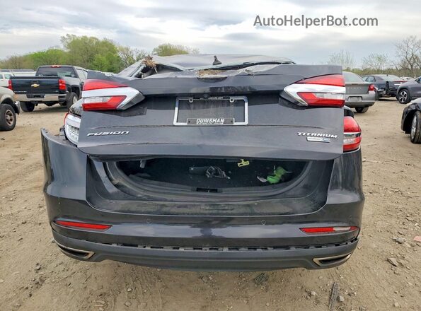 3FA6P0D95LR137296 2020 FORD FUSION Черный Вид сзади