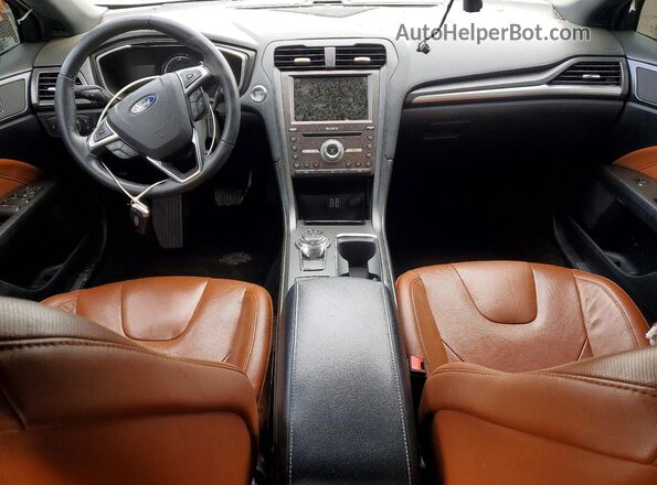 3FA6P0D95LR137296 2020 FORD FUSION Черный Вид панели приборов