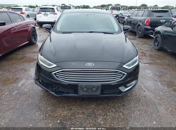 3FA6P0D99JR131966 2018 FORD FUSION Black ხელსაწყოთა პანელის ხედი