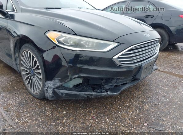 3FA6P0D99JR131966 2018 FORD FUSION Black წინა ხედი