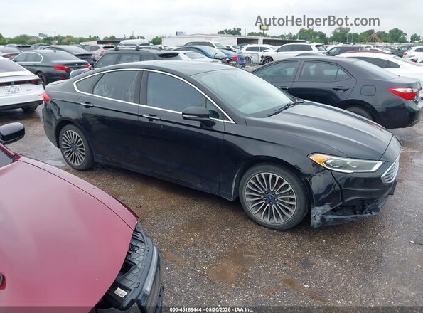 3FA6P0D99JR131966 2018 FORD FUSION Black უკანა სალონის ხედი