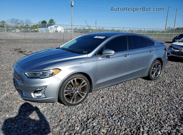 3FA6P0D99LR175842 2020 FORD FUSION Серебряный Передняя левая четверть