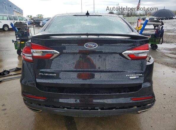 3FA6P0D99LR218348 2020 FORD FUSION Black Widok z tyłu
