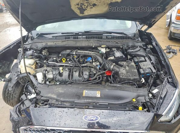 3FA6P0D99LR218348 2020 FORD FUSION Black Widok wnętrza z tyłu