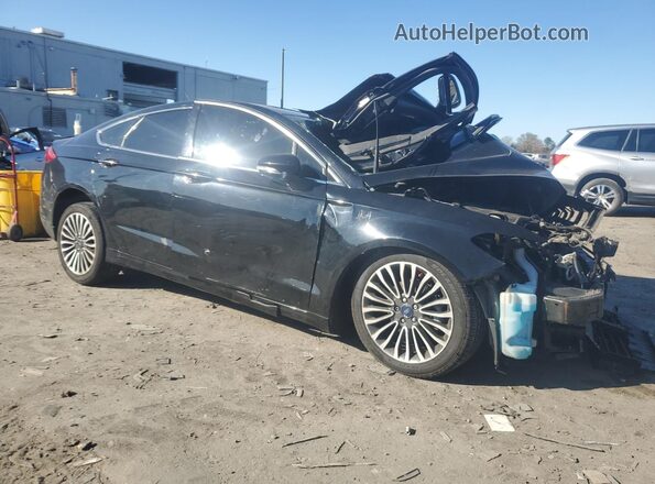 3FA6P0D9XJR234510 2018 FORD FUSION Black Przód prawy