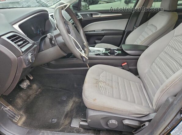 3FA6P0G72GR308134 2016 FORD FUSION Черный Вид салона спереди