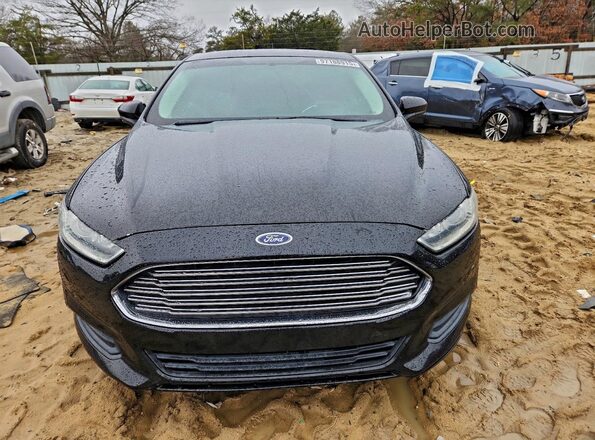 3FA6P0G72GR308134 2016 FORD FUSION Черный Вид спереди