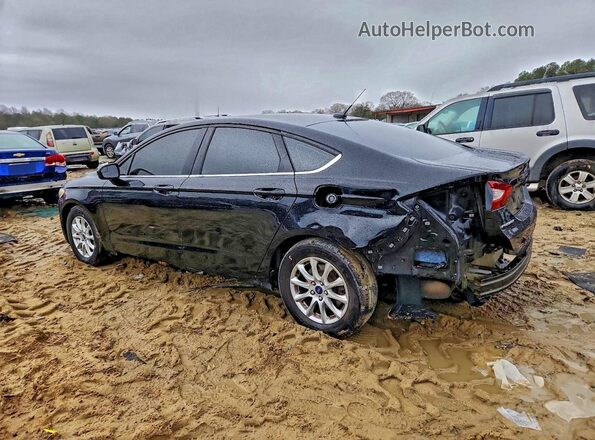 3FA6P0G72GR308134 2016 FORD FUSION Черный Задняя левая четверть