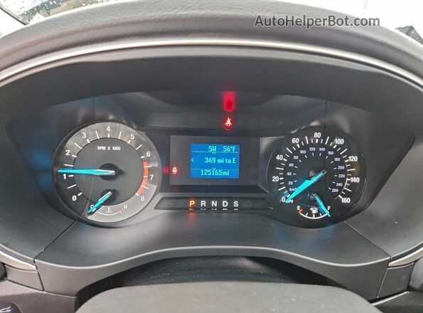 3FA6P0G72GR308134 2016 FORD FUSION Черный Вид щитка приборов