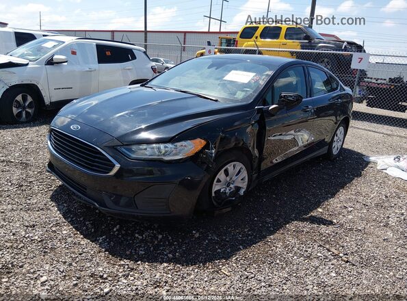 3FA6P0G73LR233633 2020 FORD FUSION Черный Передняя левая четверть