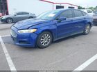 2016 Ford Fusion S Синий vin: 3FA6P0G74GR294964