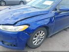 2016 Ford Fusion S Синий vin: 3FA6P0G74GR294964