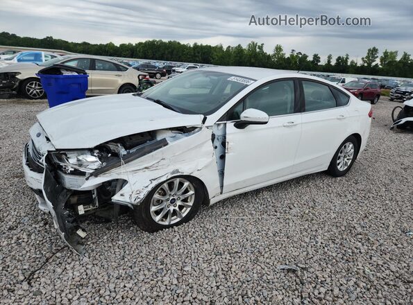3FA6P0G74JR234769 2018 FORD FUSION Белый Передняя левая четверть