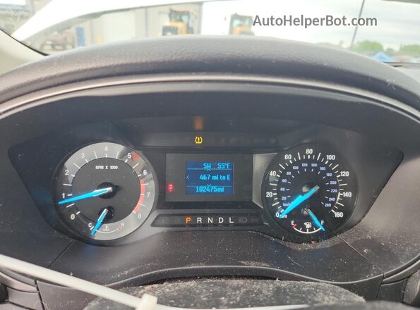 3FA6P0G74JR234769 2018 FORD FUSION Белый Вид щитка приборов