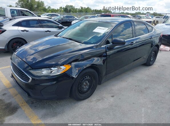 3FA6P0G74LR111525 2020 FORD FUSION Черный Передняя левая четверть