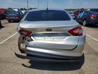 2016 Ford Fusion S Серебряный vin: 3FA6P0G75GR126007