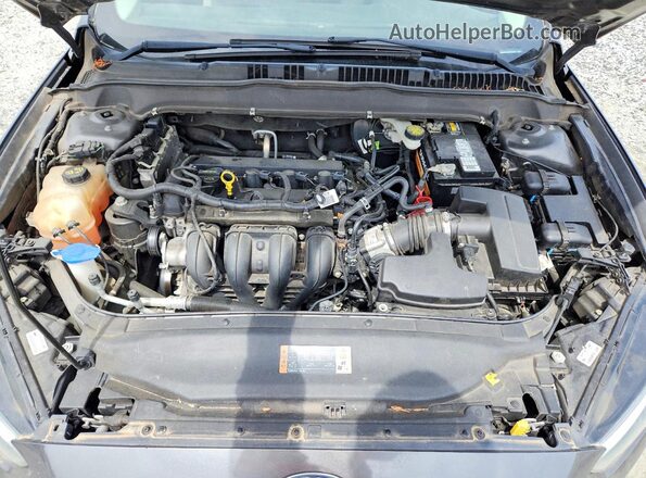 3FA6P0G76GR190329 2016 FORD FUSION Серый Вид задней части салона