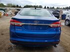 2017 Ford Fusion S Синий vin: 3FA6P0G76HR411509