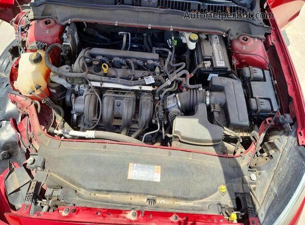 3FA6P0G76LR125832 2020 FORD FUSION Красный Вид задней части салона