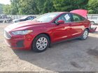 2020 Ford Fusion S Красный vin: 3FA6P0G78LR229061