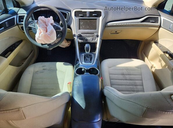 3FA6P0H71GR233134 2016 FORD FUSION Бордовый Вид панели приборов