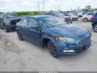 2018 Ford Fusion Se Gray vin: 3FA6P0H71JR179549