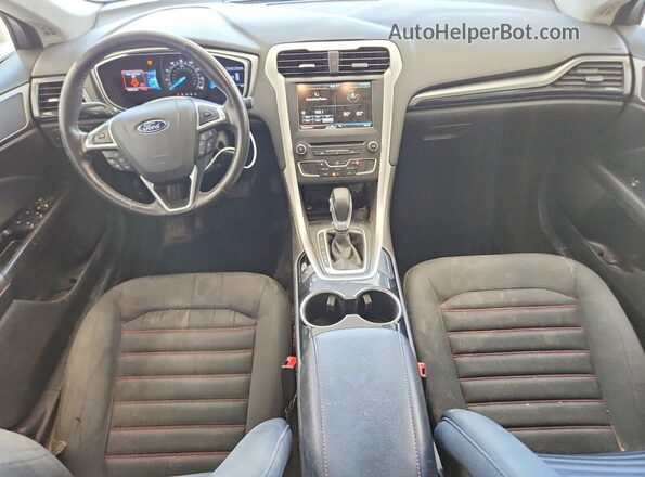 3FA6P0H72GR239623 2016 FORD FUSION Серый Вид панели приборов