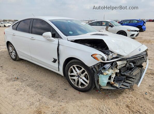 3FA6P0H73GR160722 2016 FORD FUSION Белый Передняя правая четверть