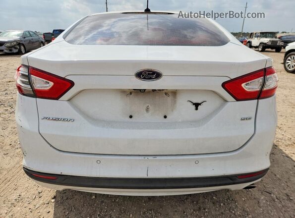 3FA6P0H73GR160722 2016 FORD FUSION Белый Вид сзади