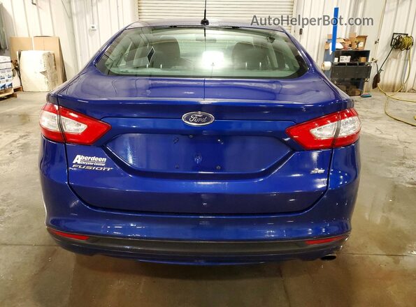 3FA6P0H73GR246712 2016 FORD FUSION Синий Вид сзади