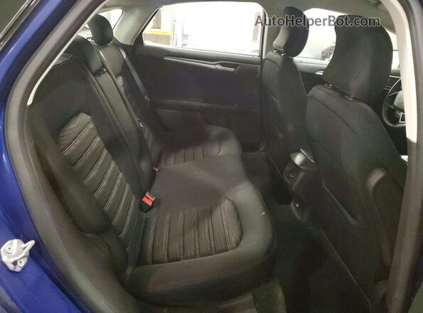 3FA6P0H73GR246712 2016 FORD FUSION Синий Вид задних сидений