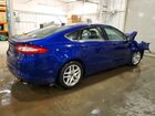 2016 Ford Fusion Se Синий vin: 3FA6P0H73GR246712