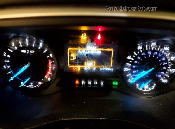 3FA6P0H73GR246712 2016 FORD FUSION Синий Вид щитка приборов