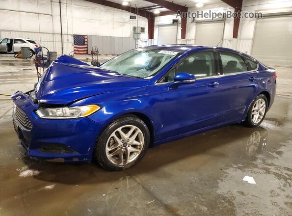 3FA6P0H73GR246712 2016 FORD FUSION Синий Передняя левая четверть