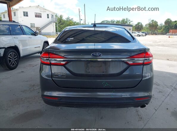 3FA6P0H73HR160124 2017 FORD FUSION Gray 