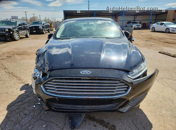 3FA6P0H74GR396456 2016 FORD FUSION Black Vista frontal