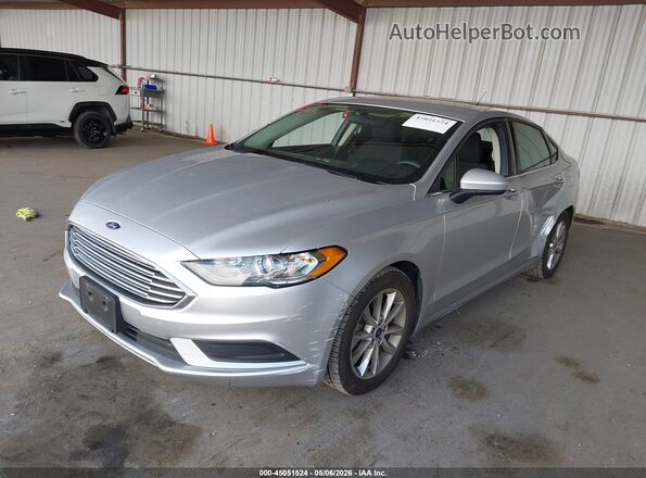 3FA6P0H74HR201599 2017 FORD FUSION Серебряный Передняя левая четверть