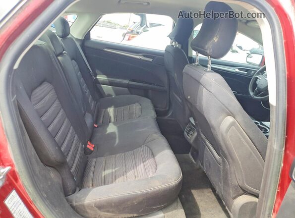 3FA6P0H76GR152548 2016 FORD FUSION Красный Вид задних сидений