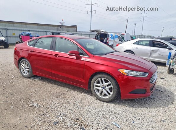 3FA6P0H76GR152548 2016 FORD FUSION Красный Передняя правая четверть