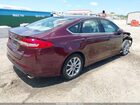 2017 Ford Fusion Se Темно-бордовый vin: 3FA6P0H77HR174575