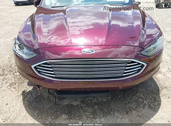 3FA6P0H77HR174575 2017 FORD FUSION Темно-бордовый 